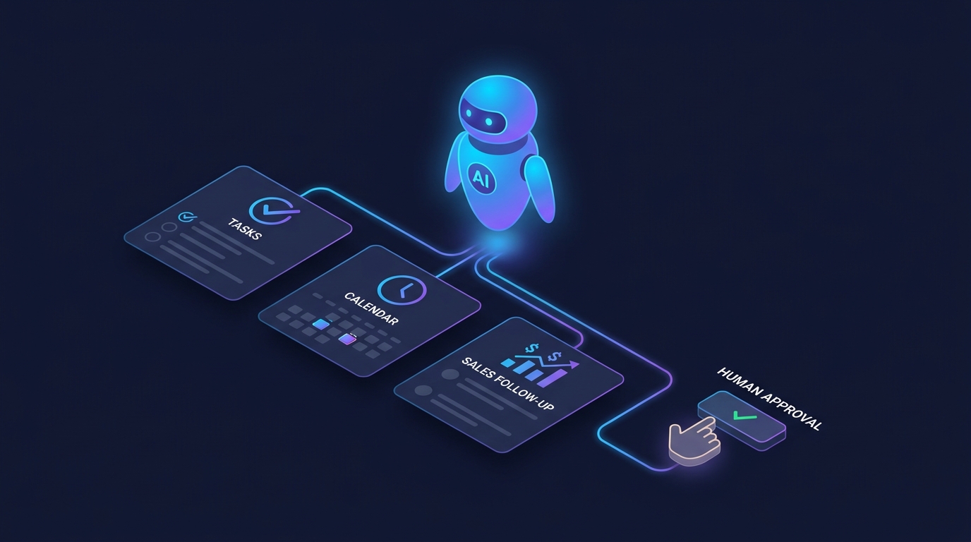 OpenClaw CRM follow-up automation with human approval