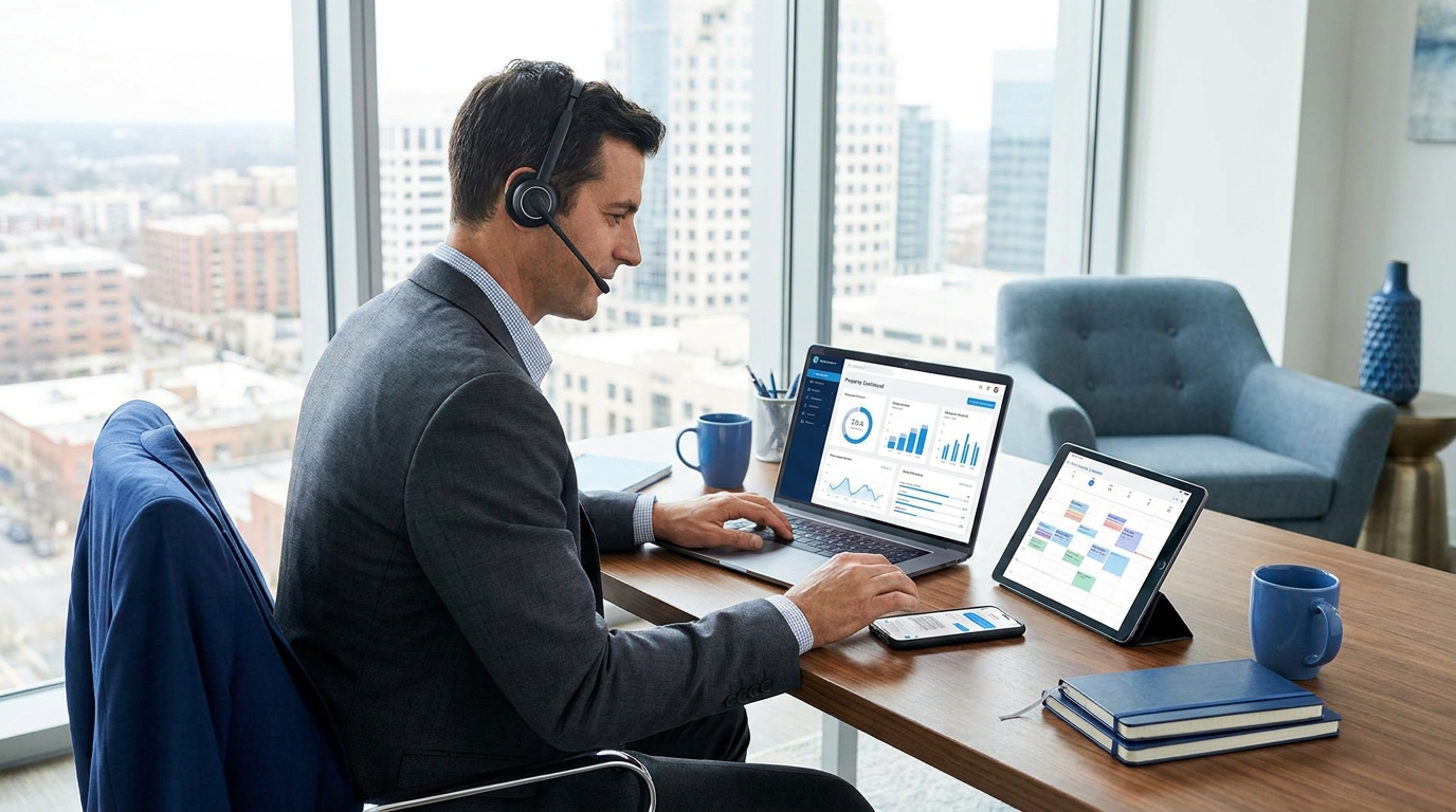 Real estate scheduling and listing admin workflow