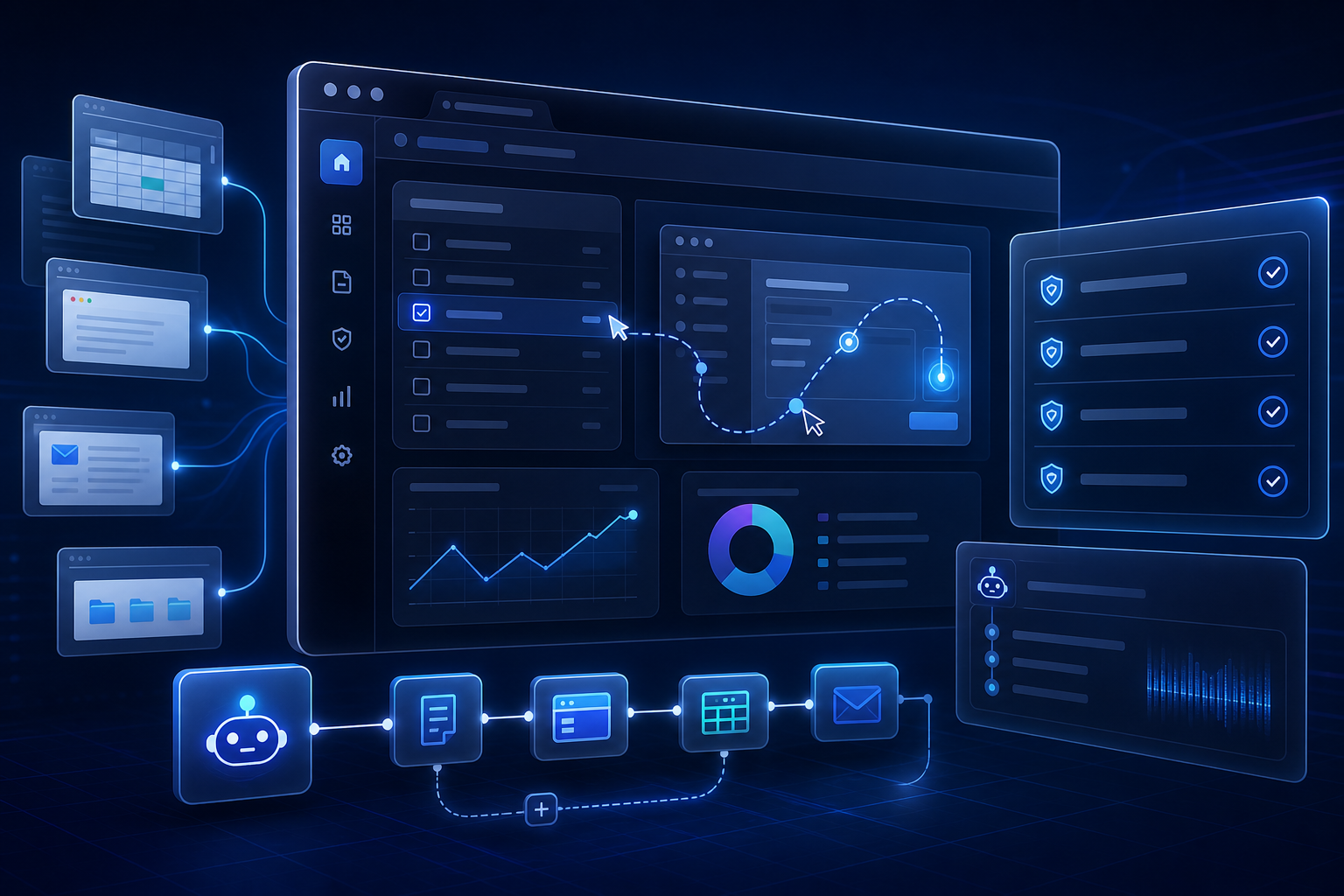 Claude computer use automation workflow with guardrails