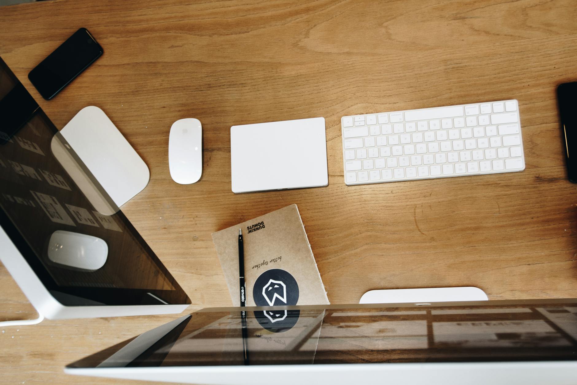 Desk setup for planning an OpenClaw workflow