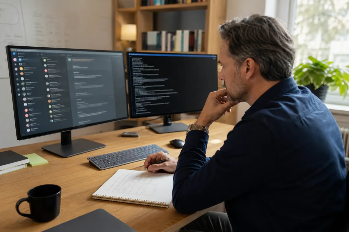 Business operator comparing OpenClaw and Hermes Agent workflows