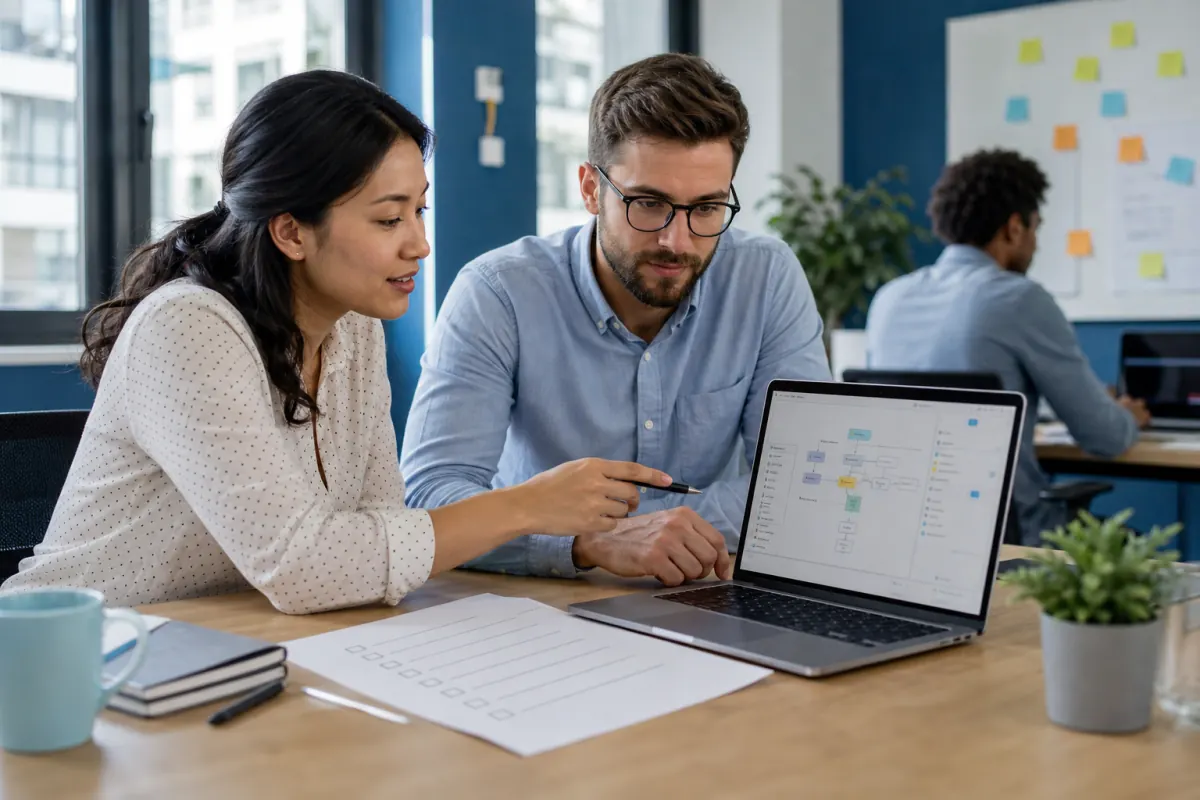Small business team testing a SetupClaw skill workflow